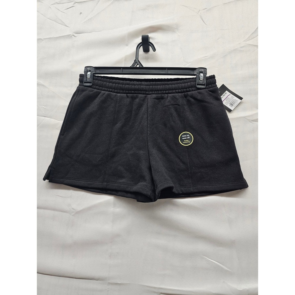 Art Class Kids Black Fleece Shorts XXL 16/18 Elastic Waist Drawstring NEW